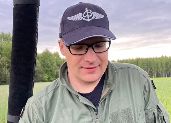 Zawodnik GZB w Krośnie Marcin Nowak