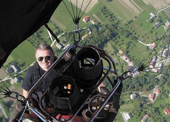 Zawodnik GZB w Krośnie Krzysztof Rękas